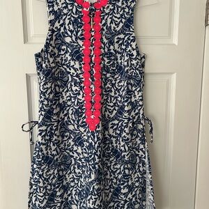 Lilly Pulitzer Navy and Pink Women’s Romper Dress